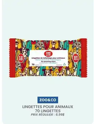 Chico Lingettes pour animaux 70 Lingettes ZOO & CO offer