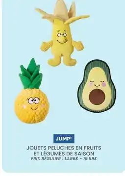 Chico JOUETS PELUCHES EN FRUITS ET LÉGUMES DE SAISON JUMP offer