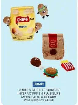 Chico JOUETS CHIPS ET BURGER INTERACTIFS EN PLUSIEURS MORCEAUX À DÉFAIRE JUMP! offer