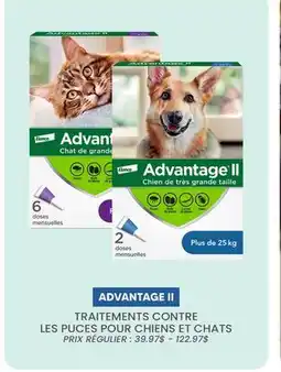 Chico TRAITEMENTS CONTRE LES PUCES POUR CHIENS ET CHATS ADVANTAGE II offer