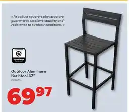 Matériaux Pont Masson Outdoor Aluminum Bar Stool offer
