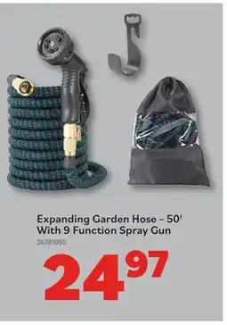 Matériaux Pont Masson Expanding Garden Hose-50' With 9 Function Spray Gun offer