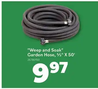 Matériaux Pont Masson Weep and Soak Garden Hose, 1/2 X 50' offer