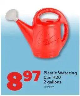 Matériaux Pont Masson H2O 7.57-L Plastic Red Plant and Flower Watering Can offer