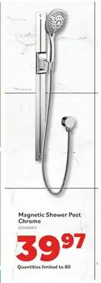 Matériaux Pont Masson Magnetic Shower Post Chrome offer