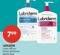 Pharmaprix LUBRIDERM Lotions offer