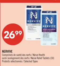 Pharmaprix NERVIVE Nerve Health or Nerve Relief Tablets (30) offer