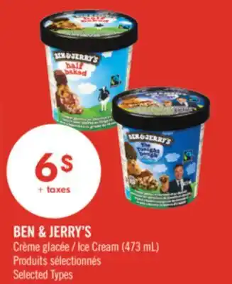 Pharmaprix BEN & JERRY'S Ice Cream offer