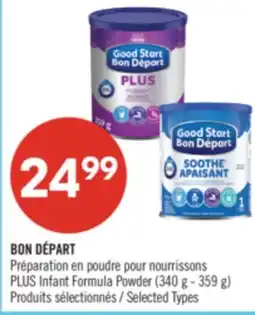 Pharmaprix BON DÉPART PLUS Infant Formula Powder offer