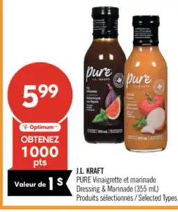 Pharmaprix JL KRAFT PURE Dressing & Marinade (355 mL) offer