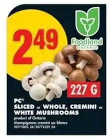 No Frills PC Mushrooms offer