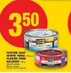 No Frills Clover Leaf White Tuna / Flaked Pink Salmon offer