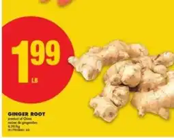 No Frills GINGER ROOT offer