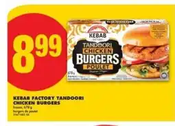 No Frills Kebab Factory Tandoori Chicken Burgers offer