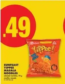 No Frills SUNFEAST YIPPEE MASALA NOODLES offer