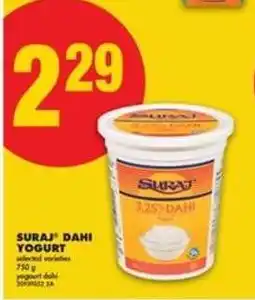 No Frills SURAJ DAHI YOGURT offer