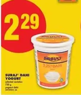 No Frills SURAJ DAHI YOGURT offer