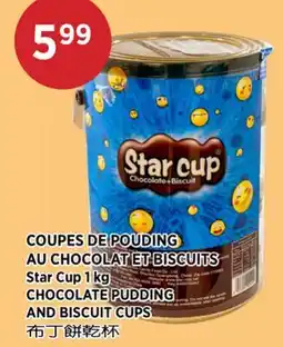 Kim Phat Star Cup CHOCOLATE PUDDING AND BISCUIT CUPS offer