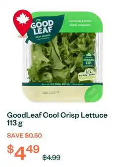Voilà GoodLeaf Cool Crisp Lettuce 113 g offer