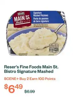 Voilà Reser's Fine Foods Main St. Bistro Signature Mashed Potatoes 680 g offer