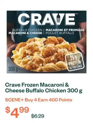 Voilà Crave Frozen Macaroni & Cheese Buffalo Chicken 300 g offer