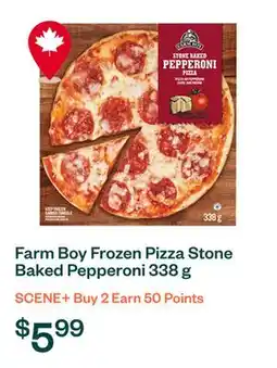 Voilà Farm Boy Frozen Pizza Stone Baked Pepperoni 338 g offer