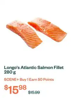 Voilà Longo's Atlantic Salmon Fillet 280 g offer