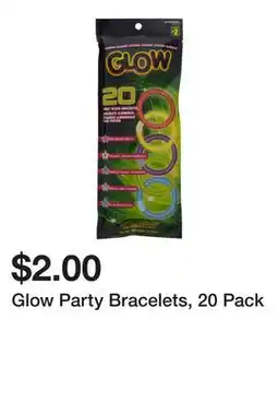 Dollarama Glow Party Bracelets, 20 Pack offer