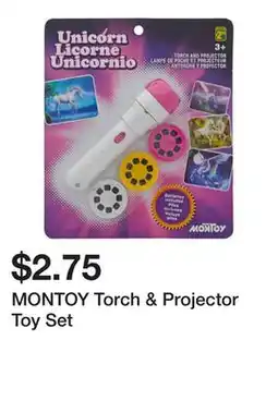 Dollarama MONTOY Torch & Projector Toy Set offer