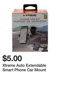 Dollarama Xtreme Auto Extendable Smart Phone Car Mount offer