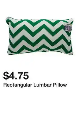 Dollarama Rectangular Lumbar Pillow offer