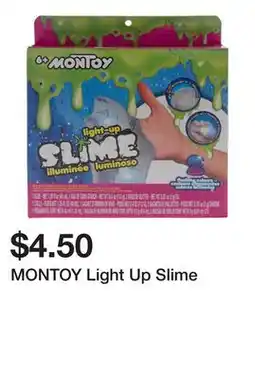 Dollarama MONTOY Light Up Slime offer