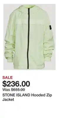 Holt Renfrew STONE ISLAND Hooded Zip Jacket offer