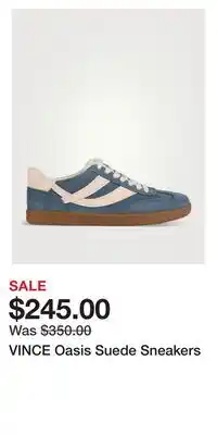 Holt Renfrew VINCE Oasis Suede Sneakers offer