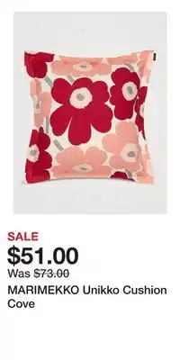 Holt Renfrew MARIMEKKO Unikko Cushion Cove offer