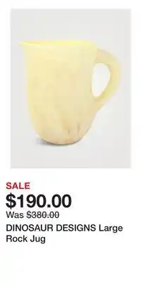 Holt Renfrew DINOSAUR DESIGNS Large Rock Jug offer