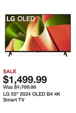 TSC Stores LG 55 2024 OLED B4 4K Smart TV offer