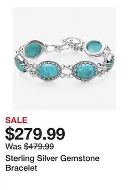 TSC Stores Sterling Silver Gemstone Bracelet offer