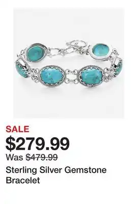 TSC Stores Sterling Silver Gemstone Bracelet offer