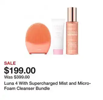 TSC Stores Luna 4 With Supercharged Mist and Micro-Foam Cleanser Bundle offer