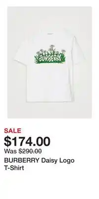 Holt Renfrew BURBERRY Daisy Logo T-Shirt offer