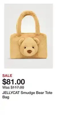Holt Renfrew JELLYCAT Smudge Bear Tote Bag offer