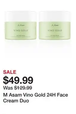TSC Stores M Asam Vino Gold 24H Face Cream Duo offer