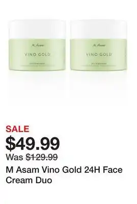 TSC Stores M Asam Vino Gold 24H Face Cream Duo offer