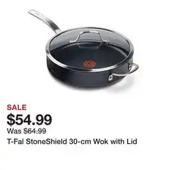 TSC Stores T-Fal StoneShield 30-cm Wok with Lid offer