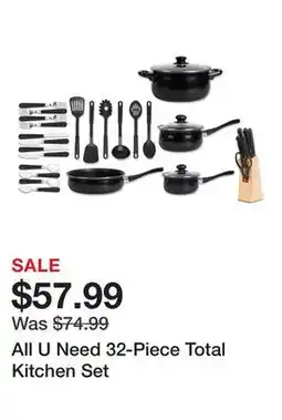 TSC Stores All U Need 32-Piece Total Kitchen Set offer
