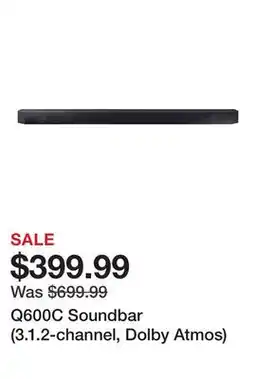 TSC Stores Q600C Soundbar (3.1.2-channel, Dolby Atmos) offer