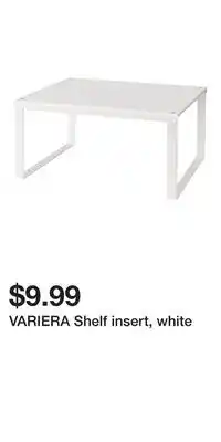 IKEA VARIERA Shelf insert, white offer