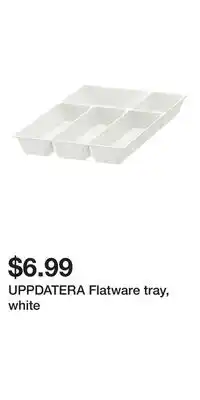 IKEA UPPDATERA Flatware tray, white offer