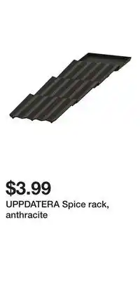 IKEA UPPDATERA Spice rack, anthracite offer